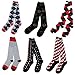 Angelina Men's Cotton Fancy Knee High Socks, 2537