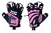 Women Gym Gloves Protect Your Hands & Improve Your Grip - Pink & Black Weightlifting Gloves - Easy to Pull On & Off - Adjustable Fit (Pink, Large)