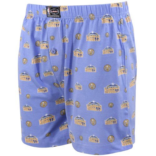 NBA Denver Nuggets Light Blue My Team Boxer Shorts (X-Large)
