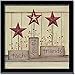 Faith Family Friends Country Star Decor Sign Art Framed