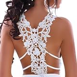 TATTOO NECK TOP SPITZEN R�CKEN YOUNG FASHION GR.34,36,38 - 