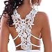 Sports : TATTOO NECK TOP SPITZEN R&Uuml;CKEN YOUNG FASHION GR.34,36,38