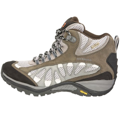 Merrell Women's Siren Ventilator Wtpf Mid Lace Ups Boot Grey/Beluga J514134 4 UK