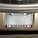 Next time you change lanes, do so with Badgers pride while sporting this Wisconsin Badgers License 
Plate Frame on your car. Featuring the Wisconsin Badgers team name and logo in raised lettering, 
this Wisconsin Badgers License Plate Frame is certain to set you apart in traffic.