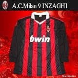 レプリカサッカーシャツ●ACミラン インザーギ 9番 ホーム長袖●T702
