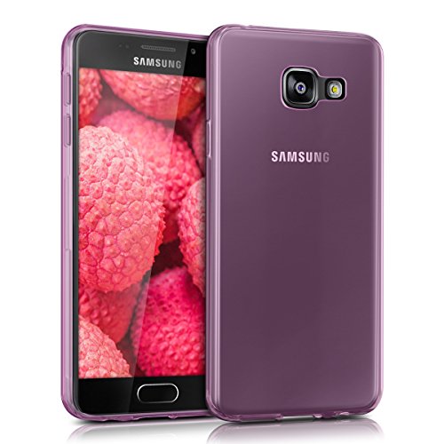 kwmobile Flexible super-slim case for Samsung Galaxy A3 (2016) in dark pink - to enhance the design of your Samsung Galaxy A3 (2016)