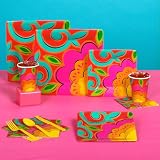 BuySeasons Caliente Flowers Party Kit (18 guests) 203185