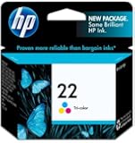 HP 22 Tri-color Original Ink Cartridge (C9352AN)