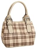 Tignanello Power Plaid French Tote