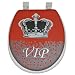 Abattant Toilette WC VIP - Rouge - Fixation Incluse - Neuf