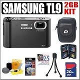Samsung TL9 10.2MP Digital Camera (Black) + 2GB Accessory Kit