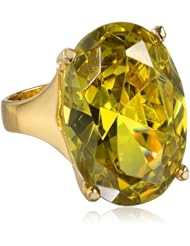 nOir Oval Cubic Zirconia Drop Ring