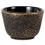 Black and Gold Pine Needle Tetsubin Cup