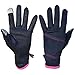 Heat Factory Women's Lightweight Fleece Gloves with Touchscreen Finger Tips and Hand Warmer Pockets