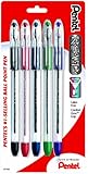 Pentel R.S.V.P. Ballpoint Pen, Fine Line, Assorted Ink, 5 Pack  (BK90BP5M)