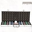 Aluminum Case Poker Set, 500 pc., 11.5g dice chips