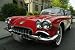 Wallmonkeys Peel and Stick Wall Decals - Little Red Corvette - 72W x 48H Removable Graphic
