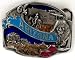 Arizona State 3-D Enamel Pewter Belt Buckle