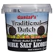 Gustaf's Dutch Licorice, Double Salt, 7-Ounce Containers (Pack of 6)