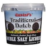 Gustaf's Dutch Licorice, Double Salt, 7-Ounce Containers (Pack of 6)