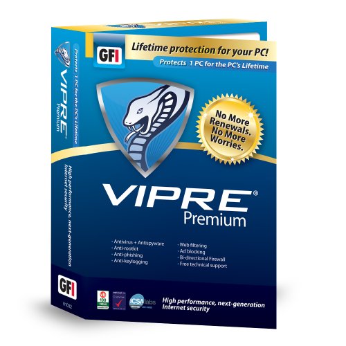 Vipre Premium, Protects 1 PC for the PC's Lifetime (PC)