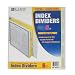 C-Line Clear Tab Paper Index Dividers, 5-Pack, Fits Standard 3-Ring Binder, 05357