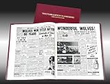 WOLVERHAMPTON WANDERERS Football Club Newspaper Archive Book