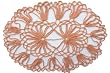Crocheted By Hand Featherweight Doily - Vintage Inspired in Simply Peach Yarn (One-of-a-kind)