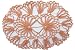 Crocheted By Hand Featherweight Doily - Vintage Inspired in Simply Peach Yarn (One-of-a-kind)