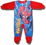 Spider-man Swings Into Action Footed Blanket Sleeper for Toddlers