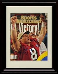 Framed Steve Young Sports Illustrated Autograph Print - San Francisco 49'ers - 2/6/1995