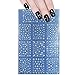 ALLYDREW 500+ Snowflakes Water Slide Nail Art Nail Decals Snowflake Water Transfer Nail Decals