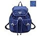 Artone Water Resistant Women's Bag Leisure Drawstring Backpack Deep Blue