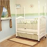 AFG Baby Furniture 6055W Canopy Crib - White