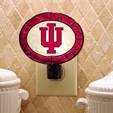 Indiana Hoosiers Memory Company Art Glass Night Light NCAA College Athletics Fan Shop Sports Team Me