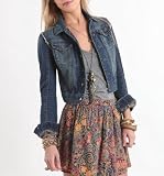 Bullhead Black Womens Western Denim Jacket