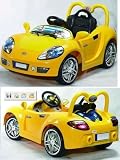 Andrew James Ride on Electric Sports Car in Yellow With Parental Remote Control
