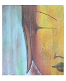 Hand-Painted Large Buddha Wall Painting
