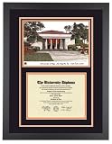 OCCIDENTAL COLLEGE Diploma Frame with Artwork in Standard Black Frame