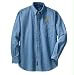 Sporting Goods : Personalized custom embroidered bowling 600 series design on denim shirt