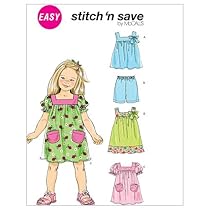 McCall's Patterns M6261 Children's/Girls' Top, Dresses and Shorts, All Sizes
