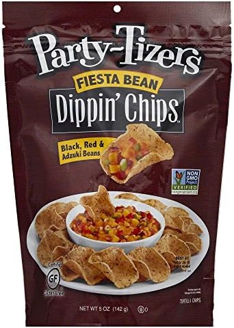 Party Tizers Fiesta Bean Dippin Chips, 5 Ounce -- 12 per case.