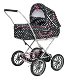 Brio - 24890121 - Poupée et Mini-Poupée - Poussette Gull - Noire à Pois / Blanc