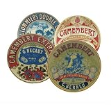 BIA Cordon Bleu Assorted Cheese Plates, Set of 8, Gift Boxed, Fromage
