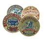 BIA Cordon Bleu Assorted Cheese Plates, Set of 4, Gift Boxed, Fromage