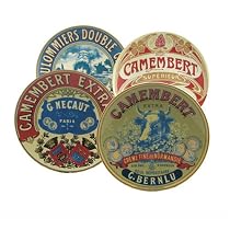 BIA Cordon Bleu Assorted Cheese Plates, Set of 8, Gift Boxed, Fromage