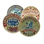 BIA Cordon Bleu Assorted Cheese Plates, Set of 4, Gift Boxed, Fromage