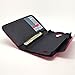 Hot Pink Leopard Synthetic Leather Wallet Pouch Hard Case Cover for Samsung Galaxy S4 i9500