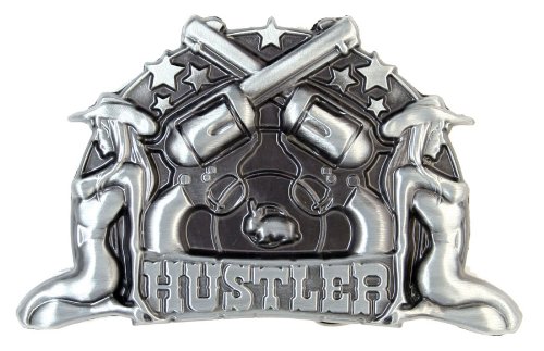 Western Hustler Belt Buckle