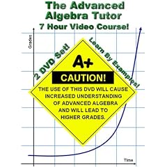The Advanced Algebra Tutor (Adv. Algebra 2 / College Algebra) - 7 Hour Course - Learn By Examples!
